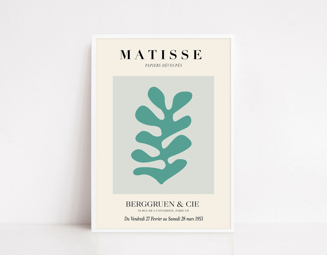 Matisse Cut Outs Exhibition Poster Print