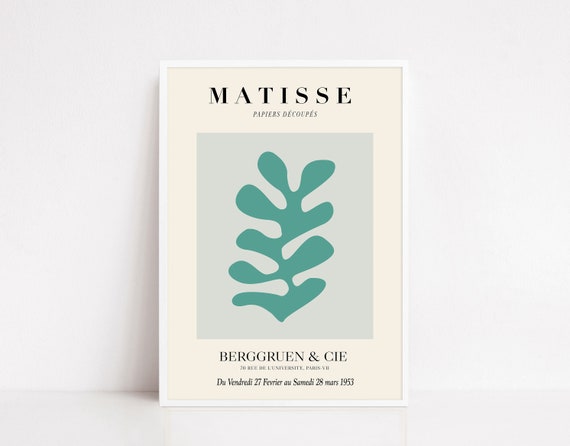 Matisse Cut Outs Exhibition Poster Print