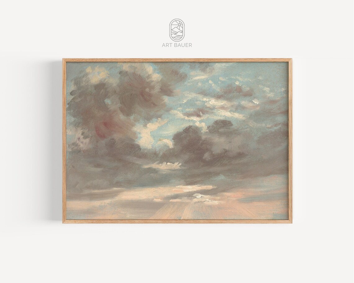 Cloud Study by John Constable, Sky Painting