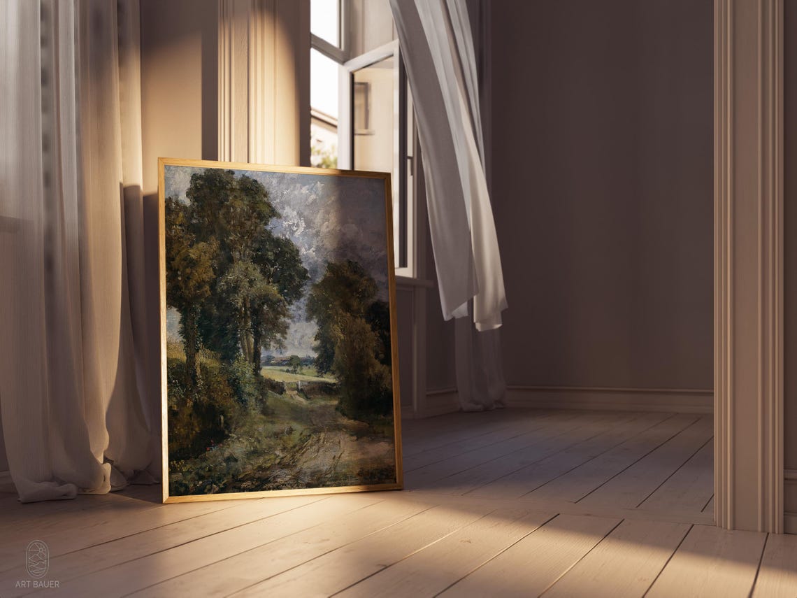 John Constable The Cornfield 1826 English Countryside Landscape Poster - Image 4