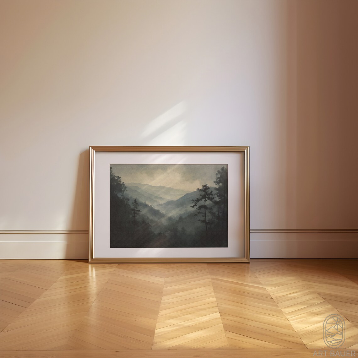 Smoky Mountains Country Decor, Mountain View Poster - Image 3