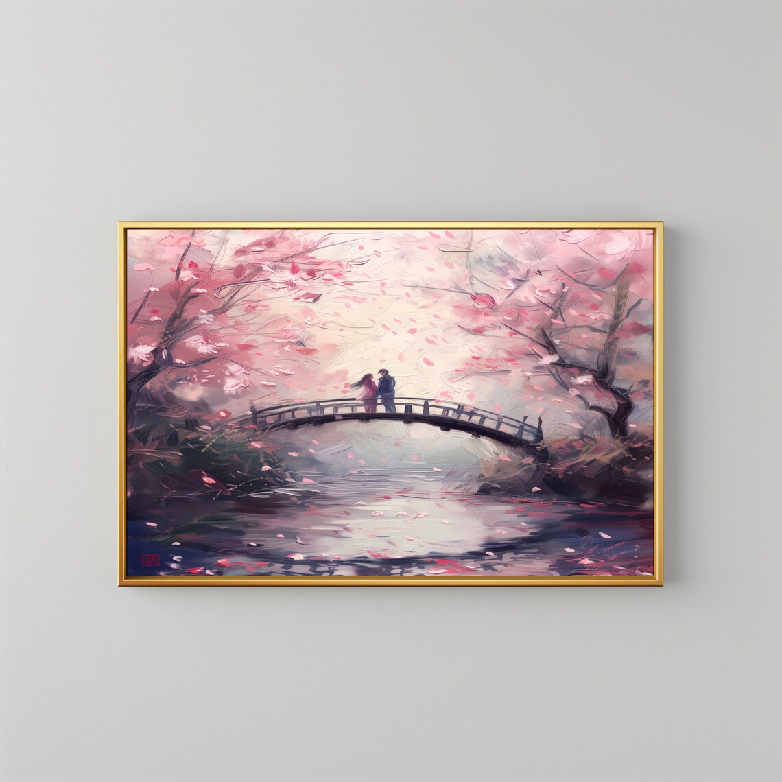 Valentines Day Romantic Painting, Home Decor - Image 2