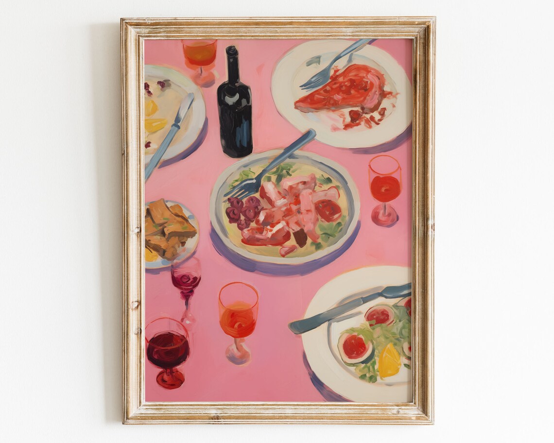 Maximalist Foodie Wall Art, Matisse Style Art Print - Image 2