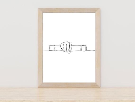 Graduation Line Art Graduation Gift Print College Graduation Gift College Graduation Print Graduation Present Celebration Wall Art Decor