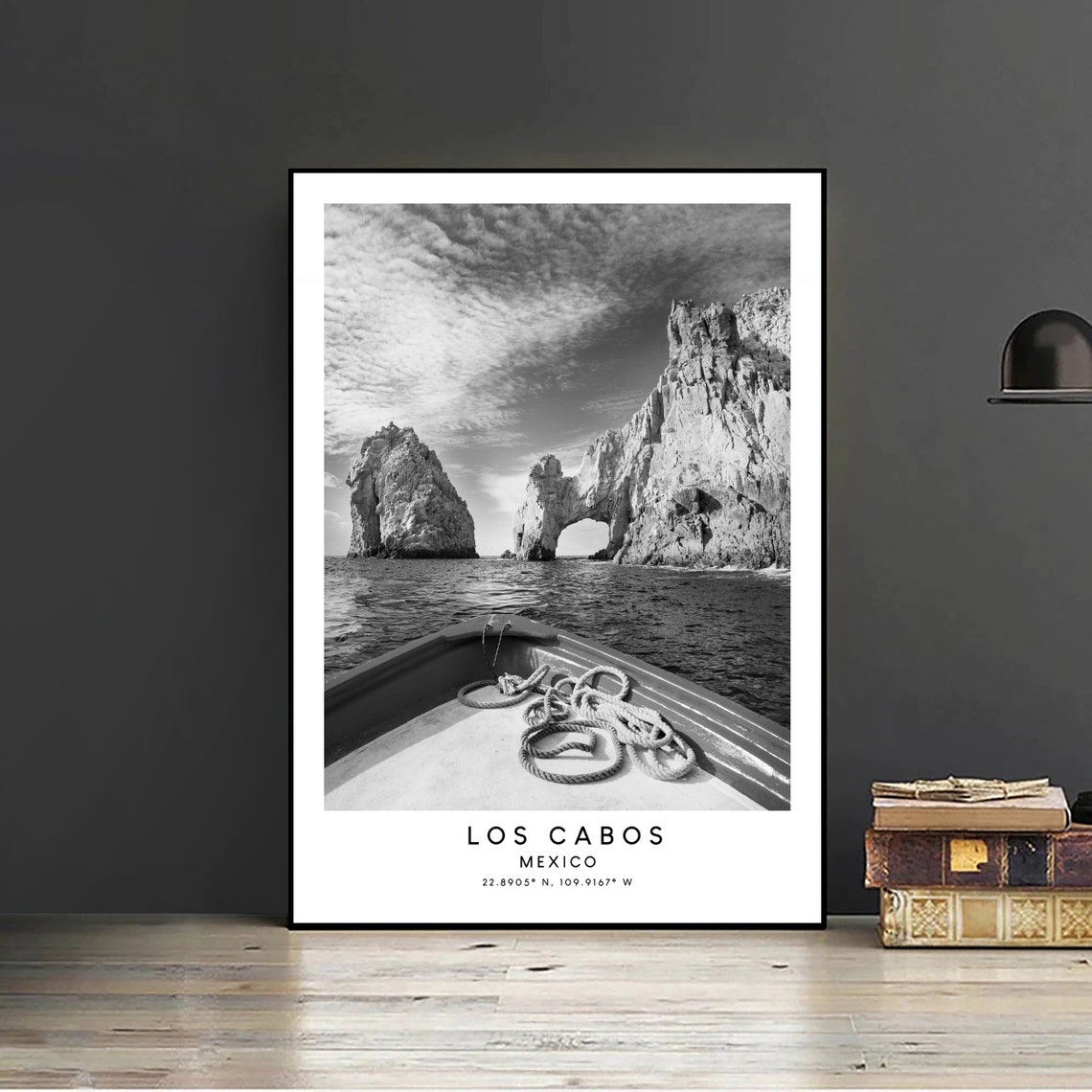 Los Cabos Minimalist Travel Poster, Coordinates - Image 2