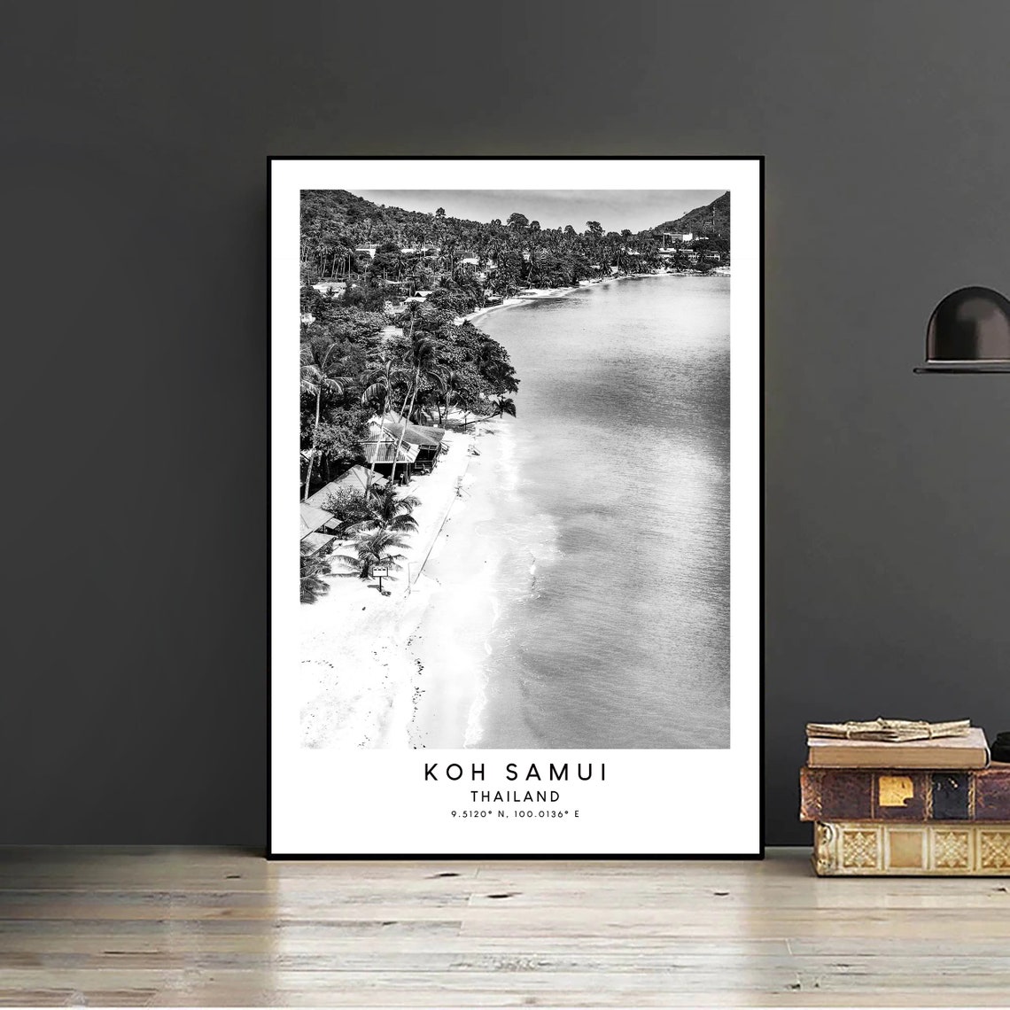 Ko Samui Travel Poster, Minimalist Art Print - Image 2