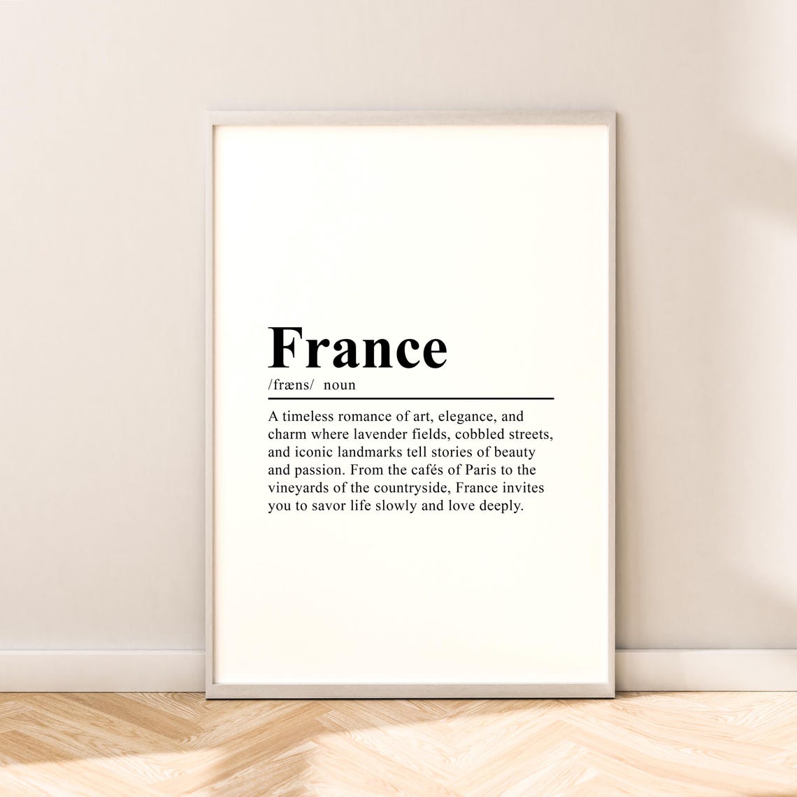 France Travel Print France Wall Art France Poster Wall Hanging France Print France Art Dcor Minimalist France Home Art France Wall Quote