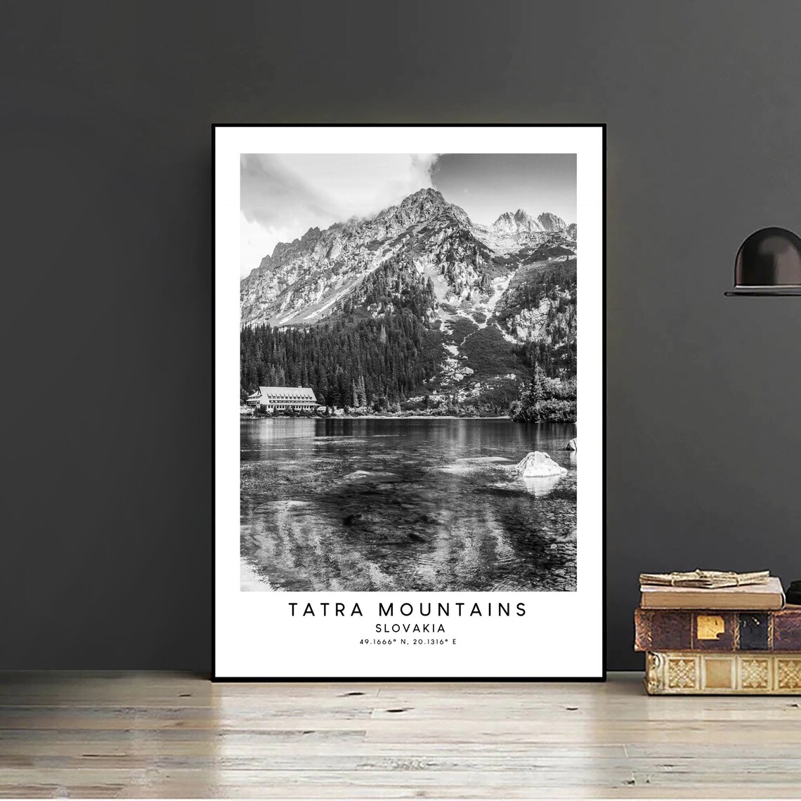 Tatra Mountains Minimalist Art Print, Slovakia - Image 2