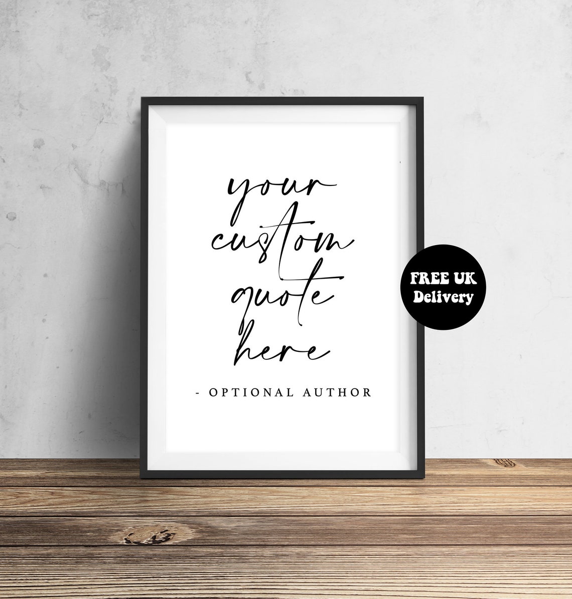 Custom Quote Print Custom Typography Print Custom Gift Print Custom Poster Design Quote Print Custom Print For Quotes A5 A4 A3