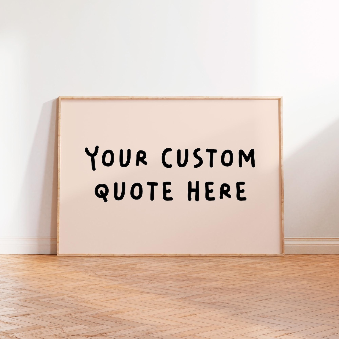 Personalized Text Quote Art Print, Typography