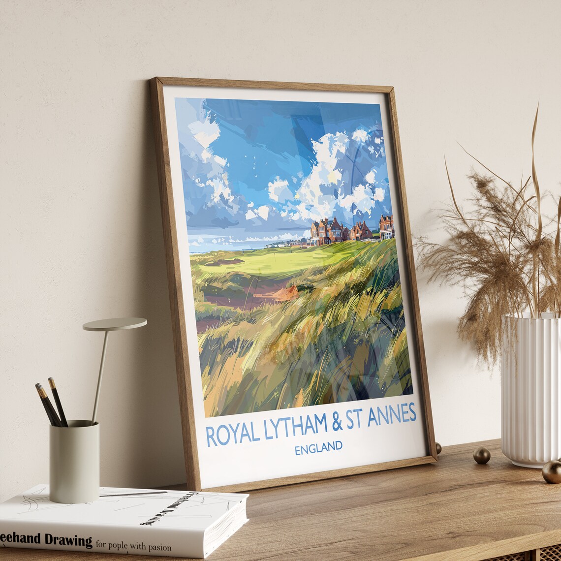 Royal Lytham St Annes Travel Poster, Golf Course - Image 2