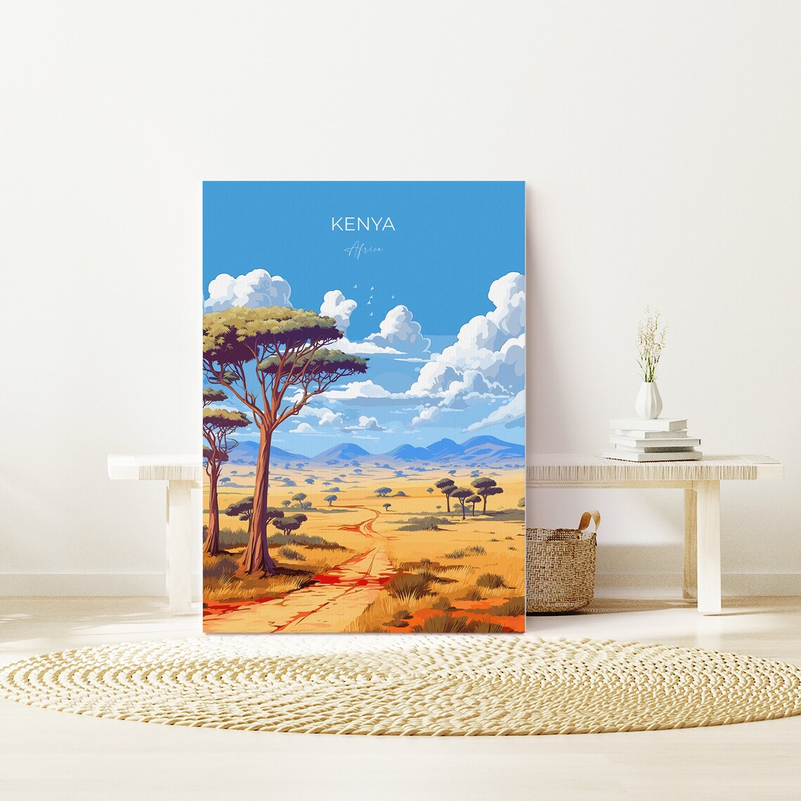 Kenya Travel Gift Africa Art Print - Image 3