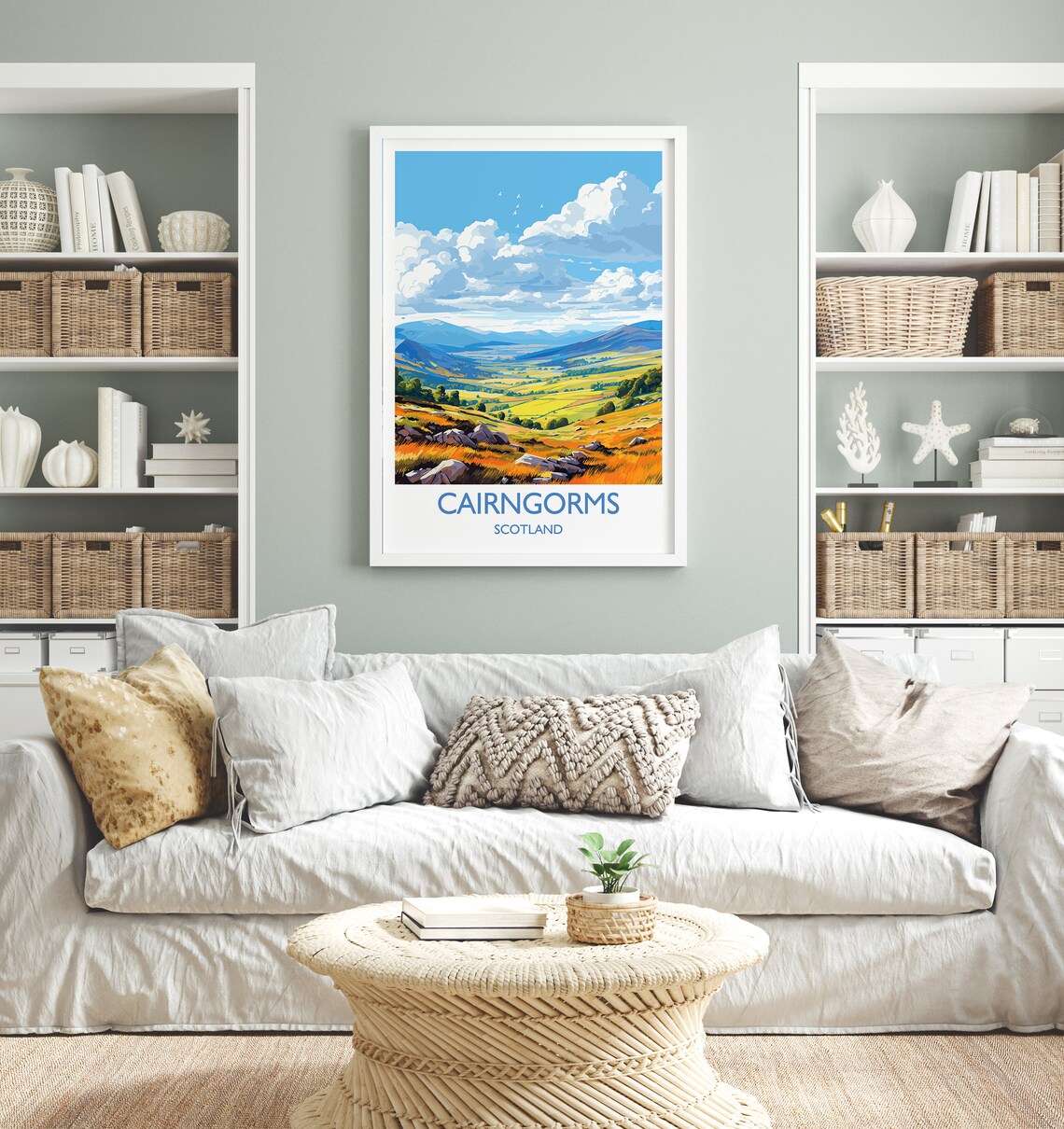 Cairngorms Travel Poster, Scottish Highlands - Image 4
