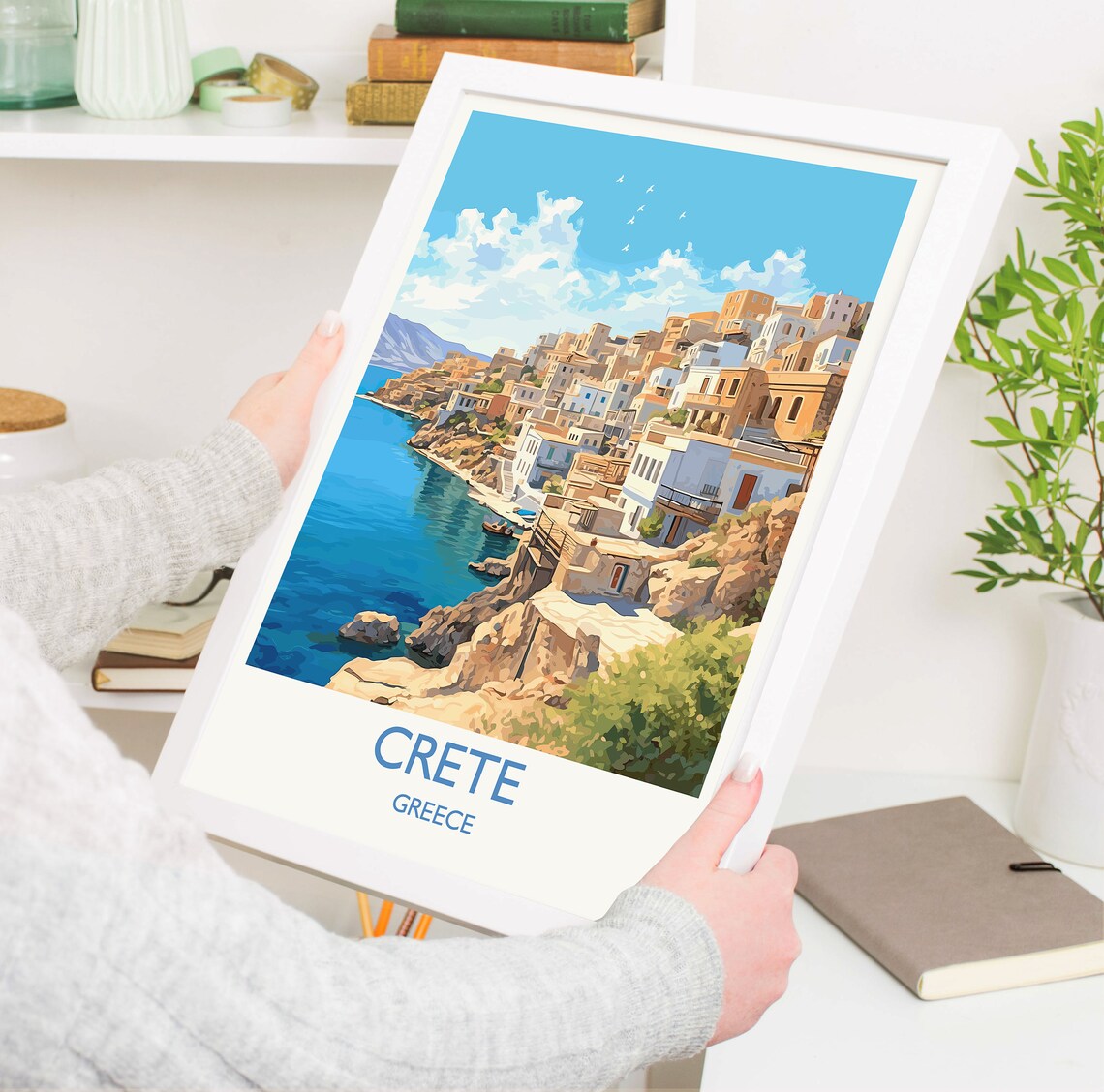 Crete Travel Poster, Greece Island Art Print - Image 5
