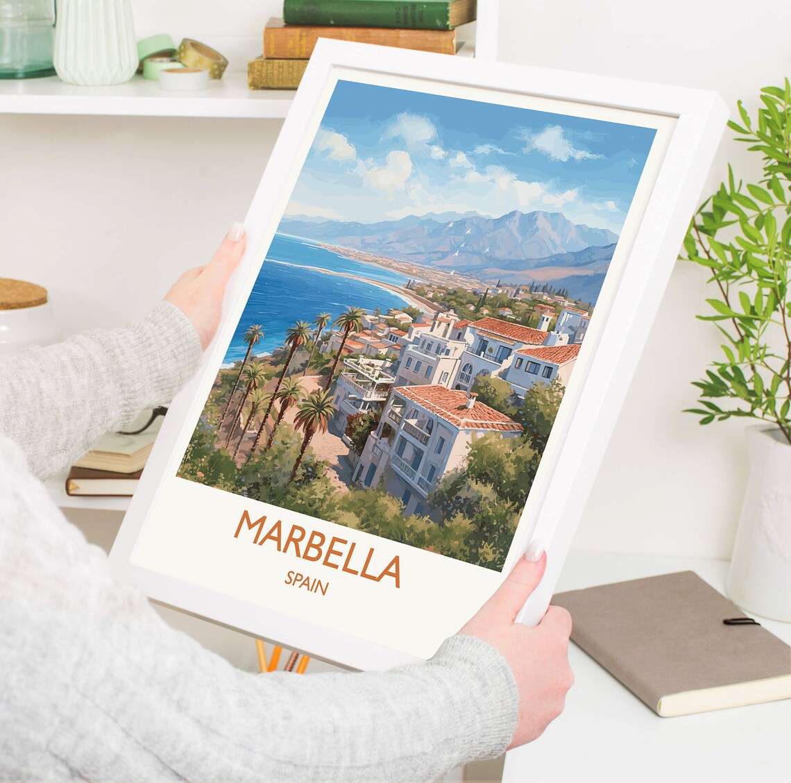 Marbella Travel Poster, Spain City Wall Art Print - Image 5