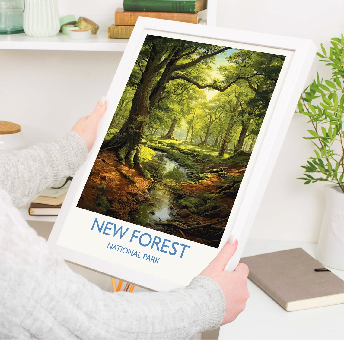 New Forest Travel Poster, England Travel Poster - Image 5