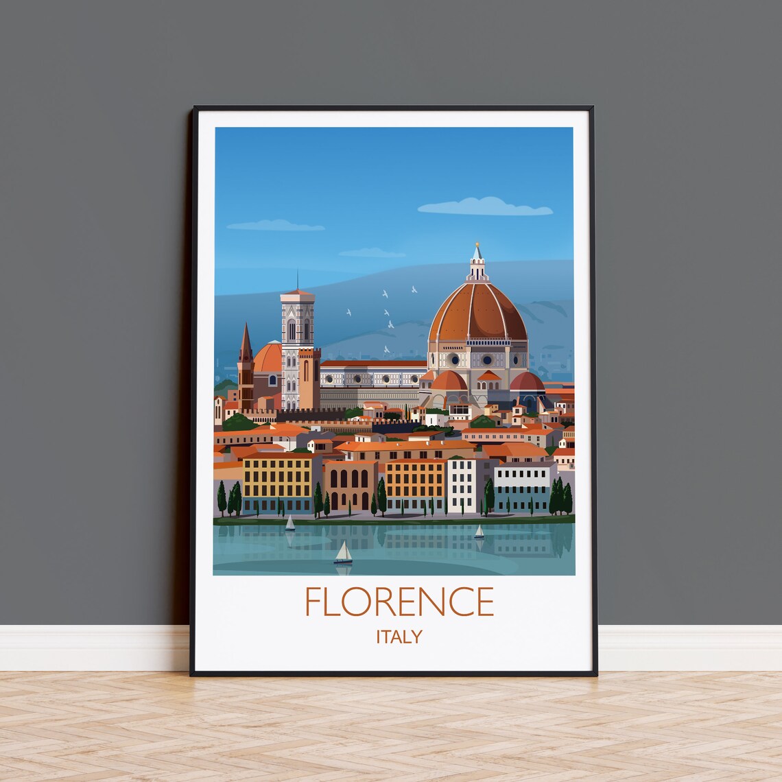 Florence Italy Art Lovers Gift Wall Art Print