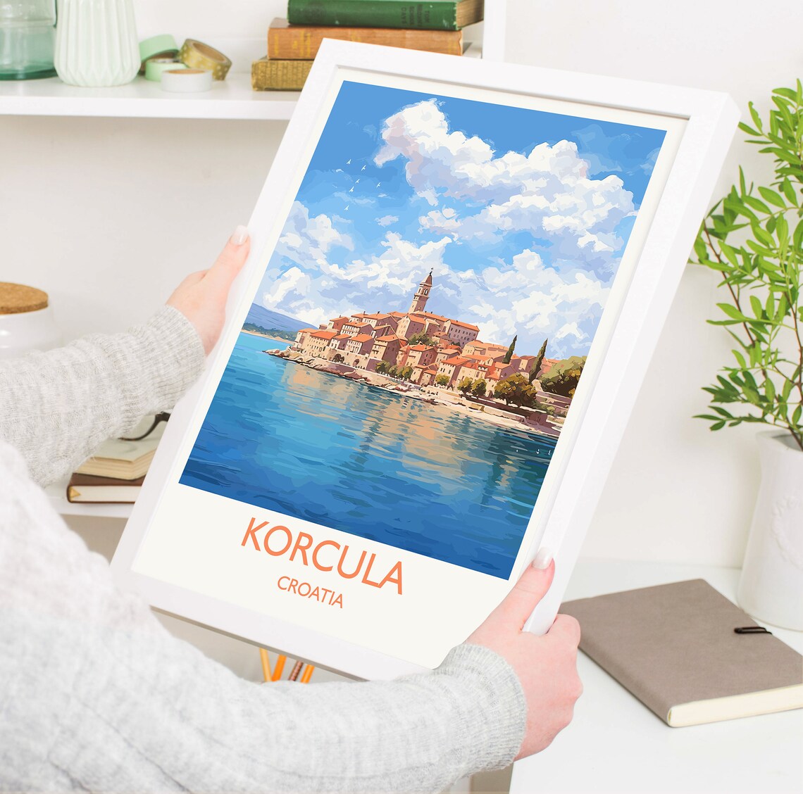 Korcula Travel Poster, Croatia Place Print - Image 5