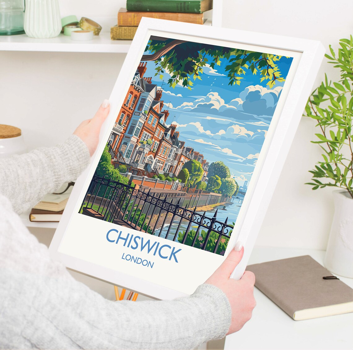 Chiswick London Travel Poster, Travel Poster - Image 5