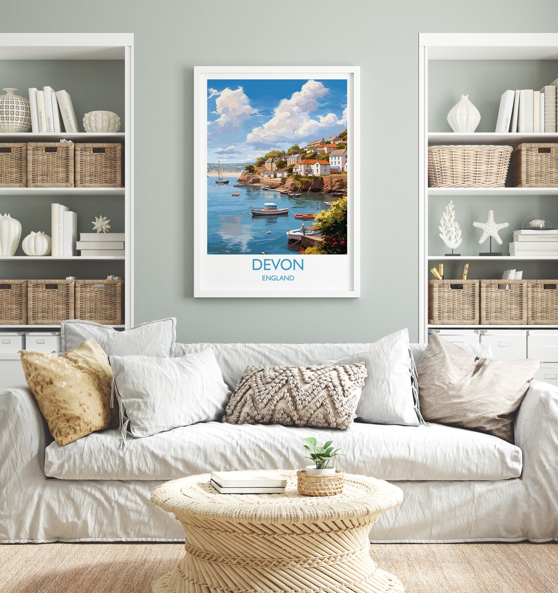 Devon Travel Poster, England Travel Art Print - Image 4