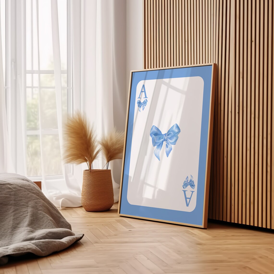 Trendy Bow Wall Art, Coquette Aesthetic Art Print - Image 3