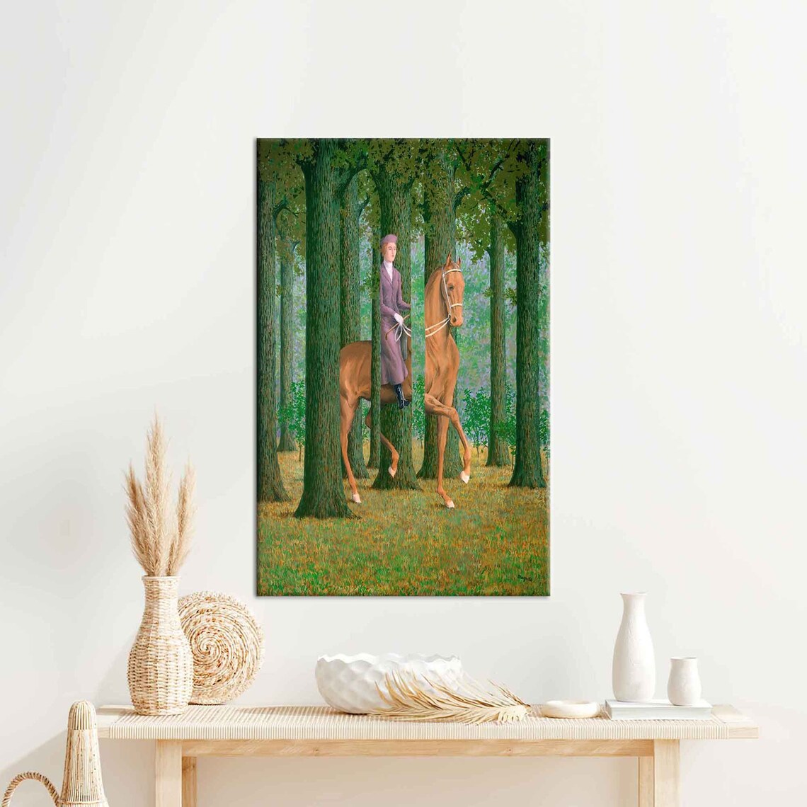 René Magritte Horse Poster, Surrealist Art Print