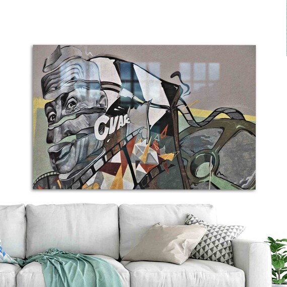 Urban Pop Art Graffiti Collage Film Reel Street Style Wall Poster