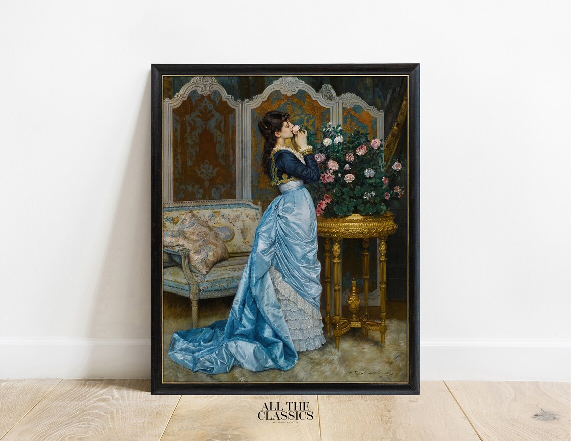 Vintage Female Portrait Art Print, Victorian Woman - Image 3