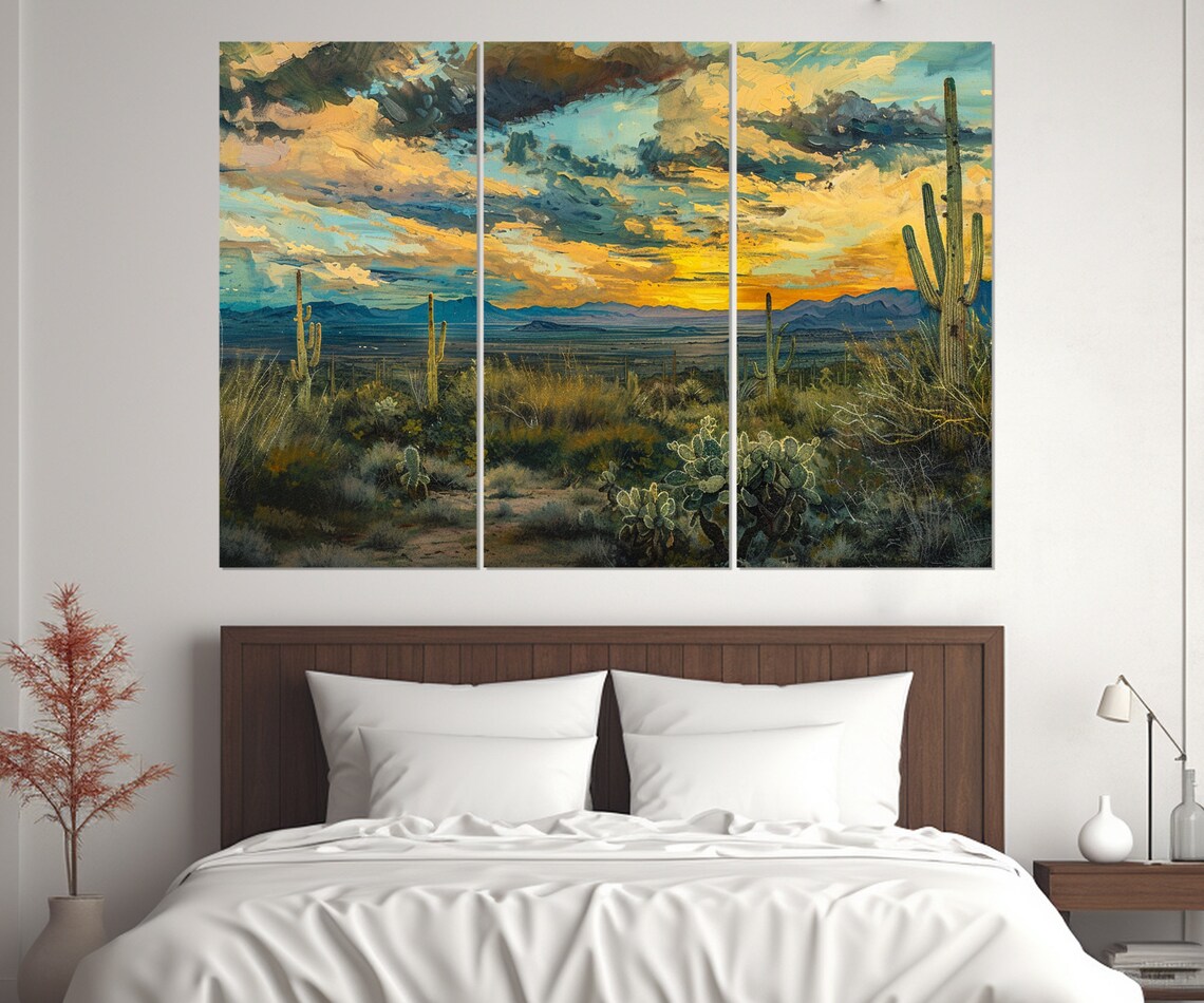 Sonoran Desert Sunset, Abstract Arizona Art Print - Image 2