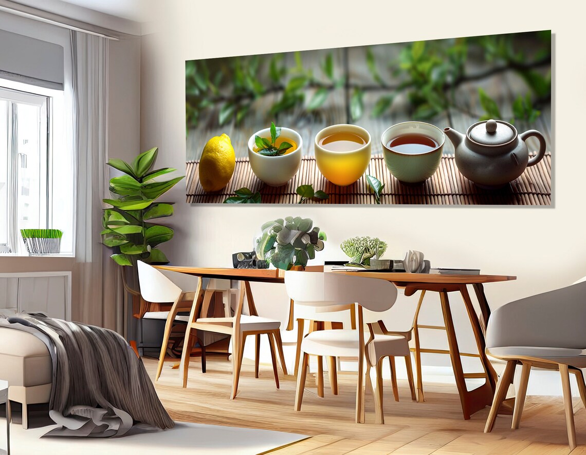 Tea Ceremony Kitchen Wall Art Print, Tea Lover Gift - Image 3