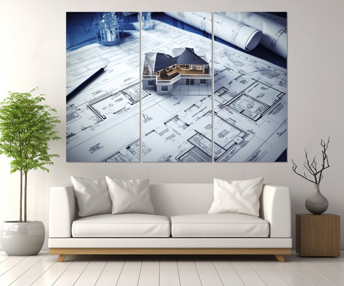 Architect Wall Art Architect Gift Architect Print Architect Wall Decor Framed And Ready To Hang - Image 4
