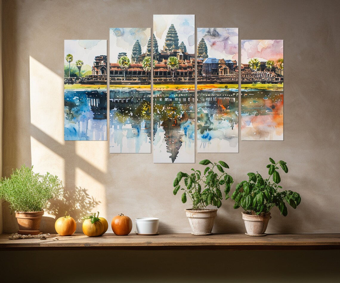 Angkor Wat Ancient Khmer Architecture Art Print - Image 4