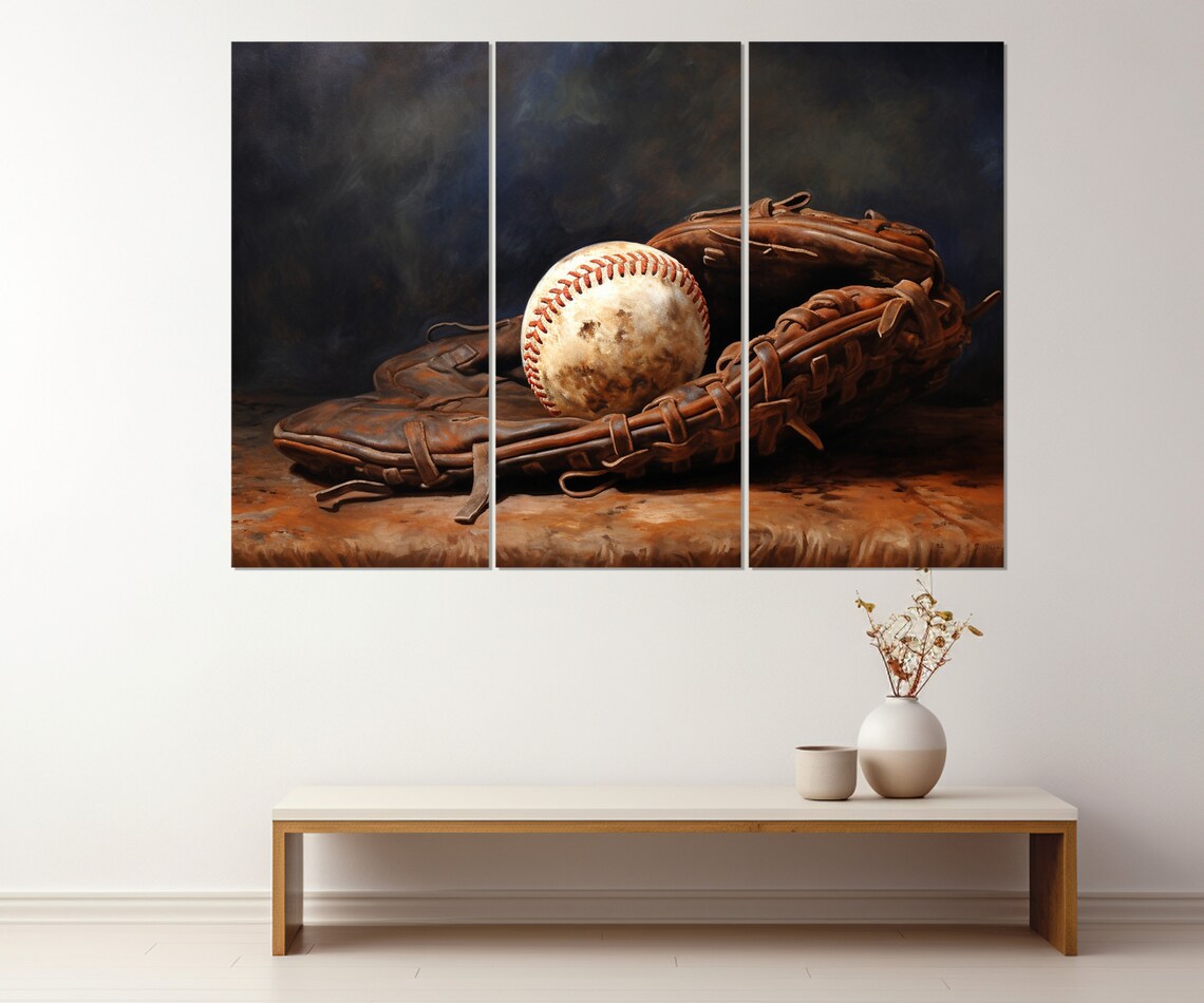 Vintage Baseball Art Print, Classic Sports Wall Art - Image 4