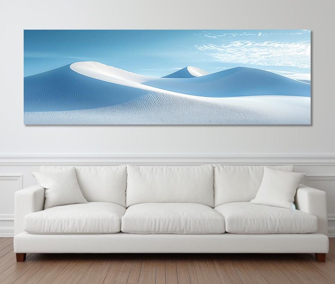 Minimalist Desert Print Abstract Sand Dunes Wall Art Minimalism Wall Decor Contemporary Wall Decor Framed And Ready To Hang - Image 2