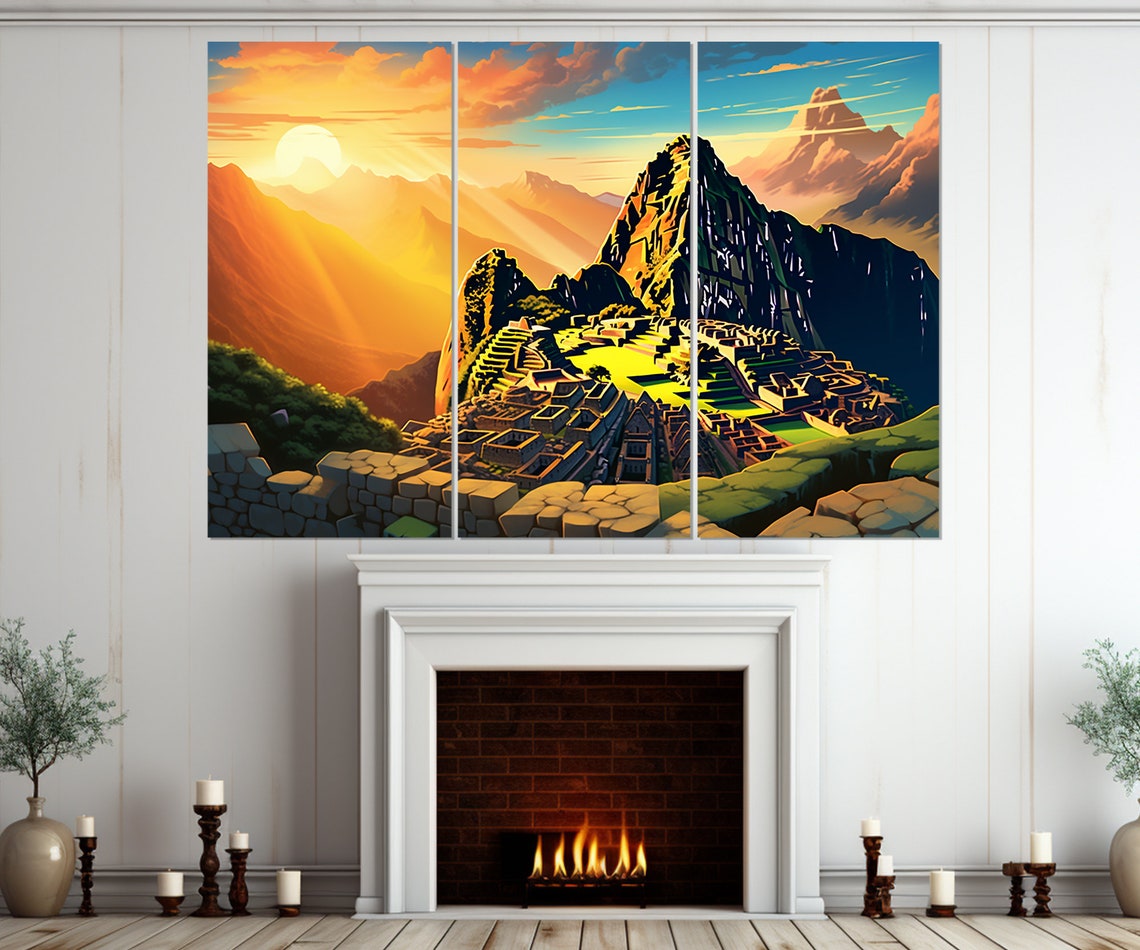 Machu Picchu Ancient Inca Ruins At Sunrise In The Andes Poster - Image 3