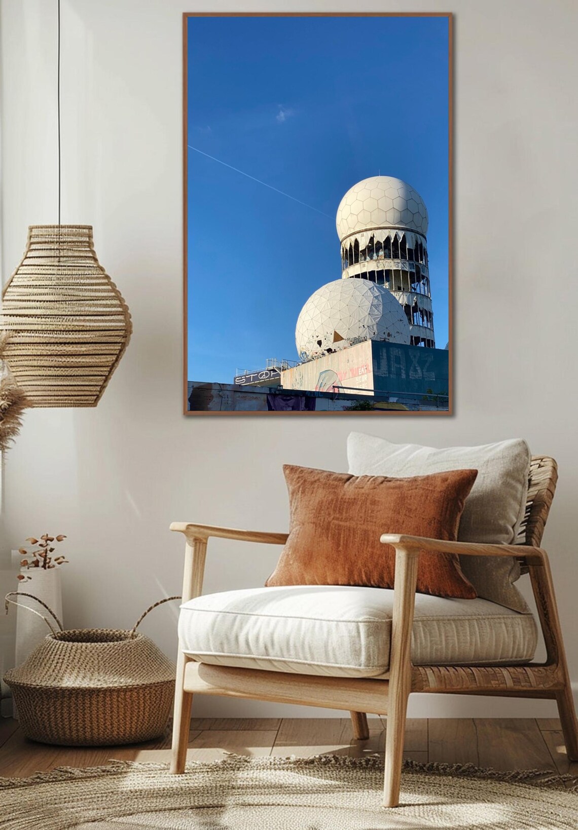 Abandoned Radar Domes Blue Sky Berlin Germany Urban Photo Poster - Image 4
