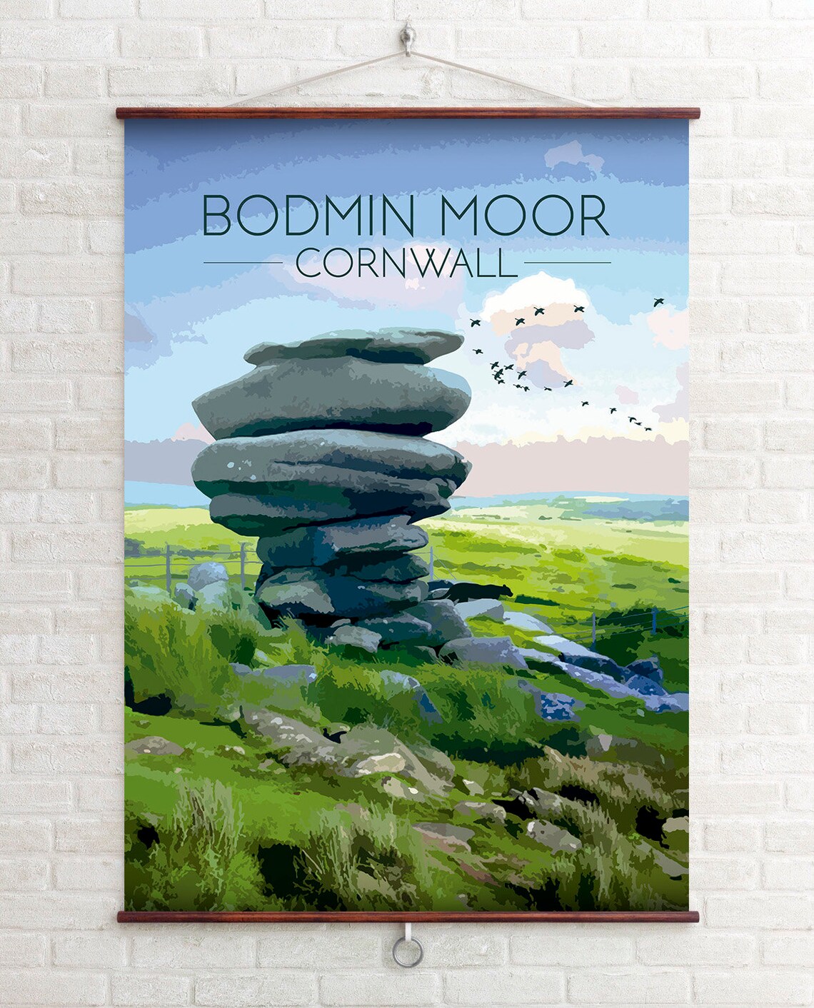 Bodmin Moor Cornwall National Park Travel Poster - Image 2
