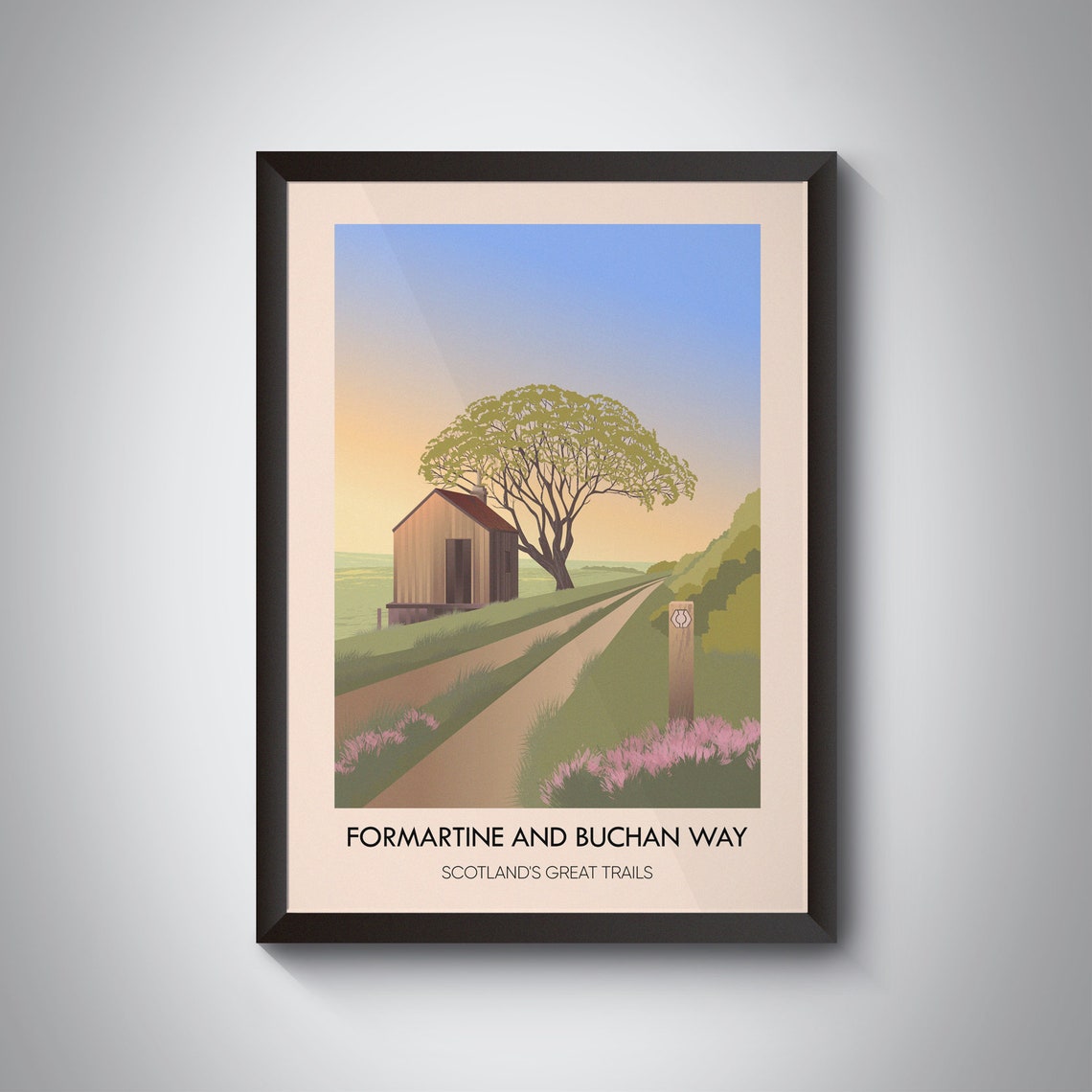 Formartine And Buchan Way Scotland Countryside Trails Poster