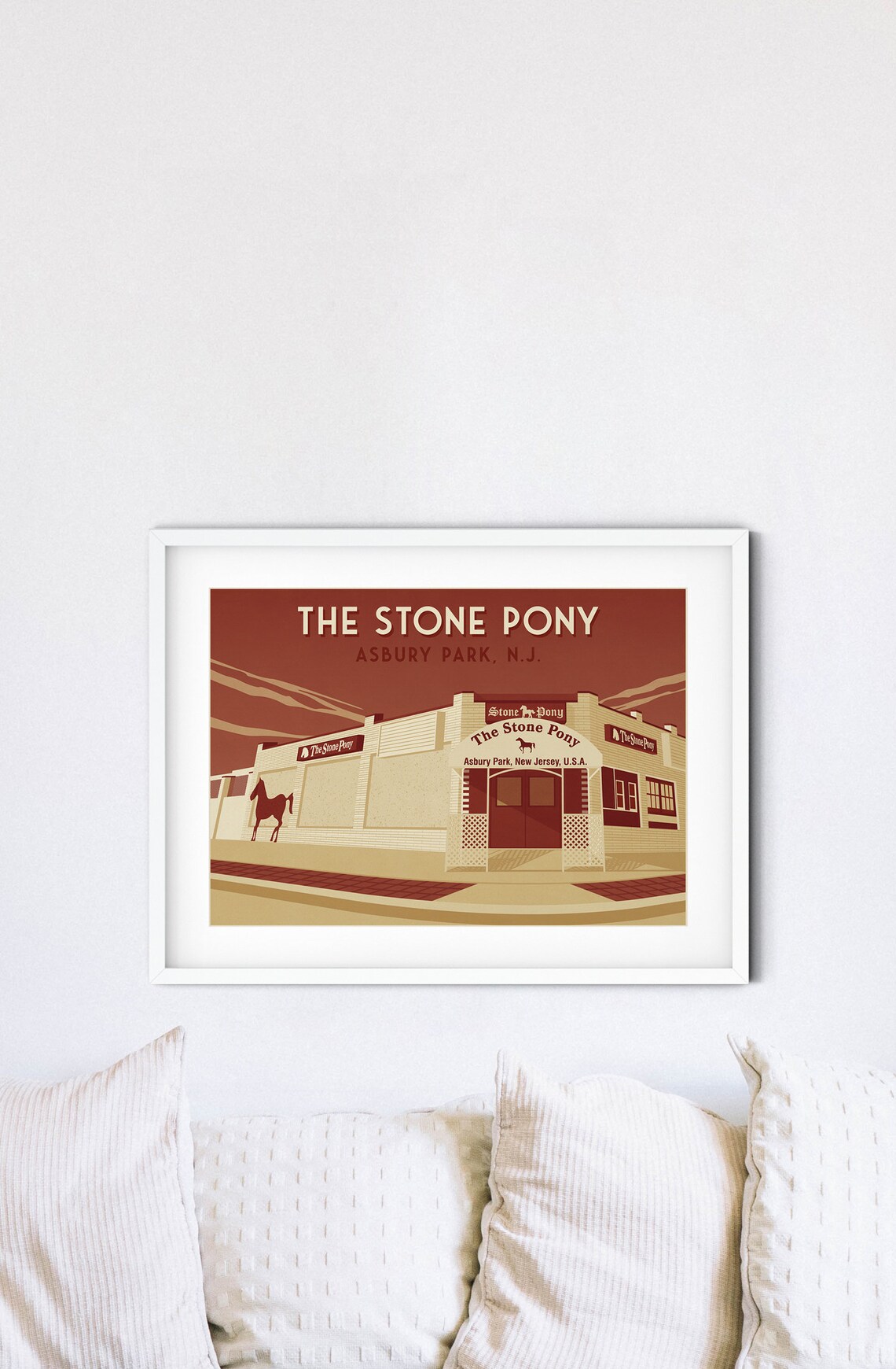 The Stone Pony Asbury New Jersey Travel Poster - Image 2