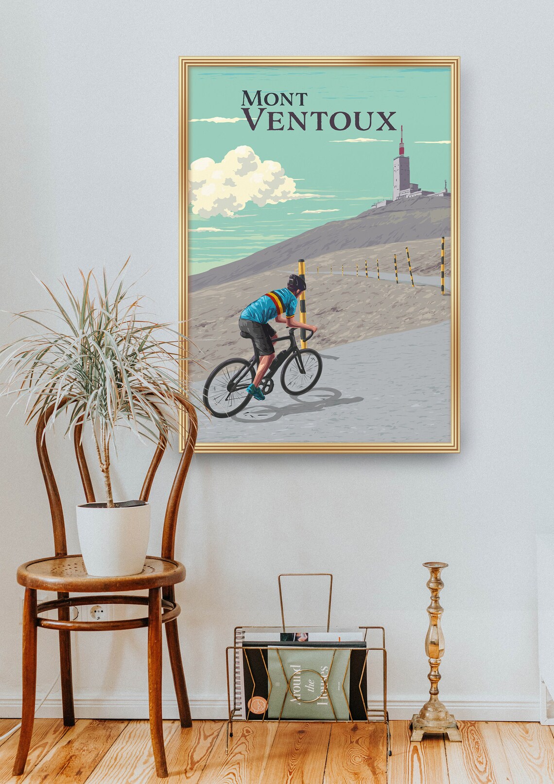 Mont Ventoux Vintage Travel Poster, Provence Mountain - Image 2
