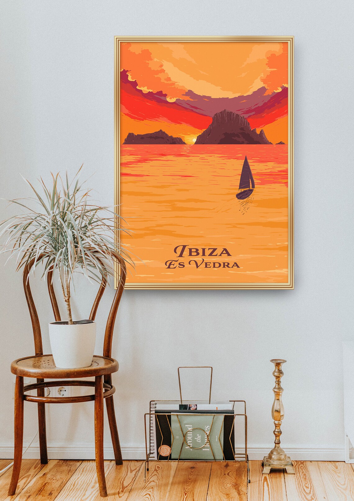 Ibiza Travel Poster, Es Vedra Vintage Travel Poster - Image 4