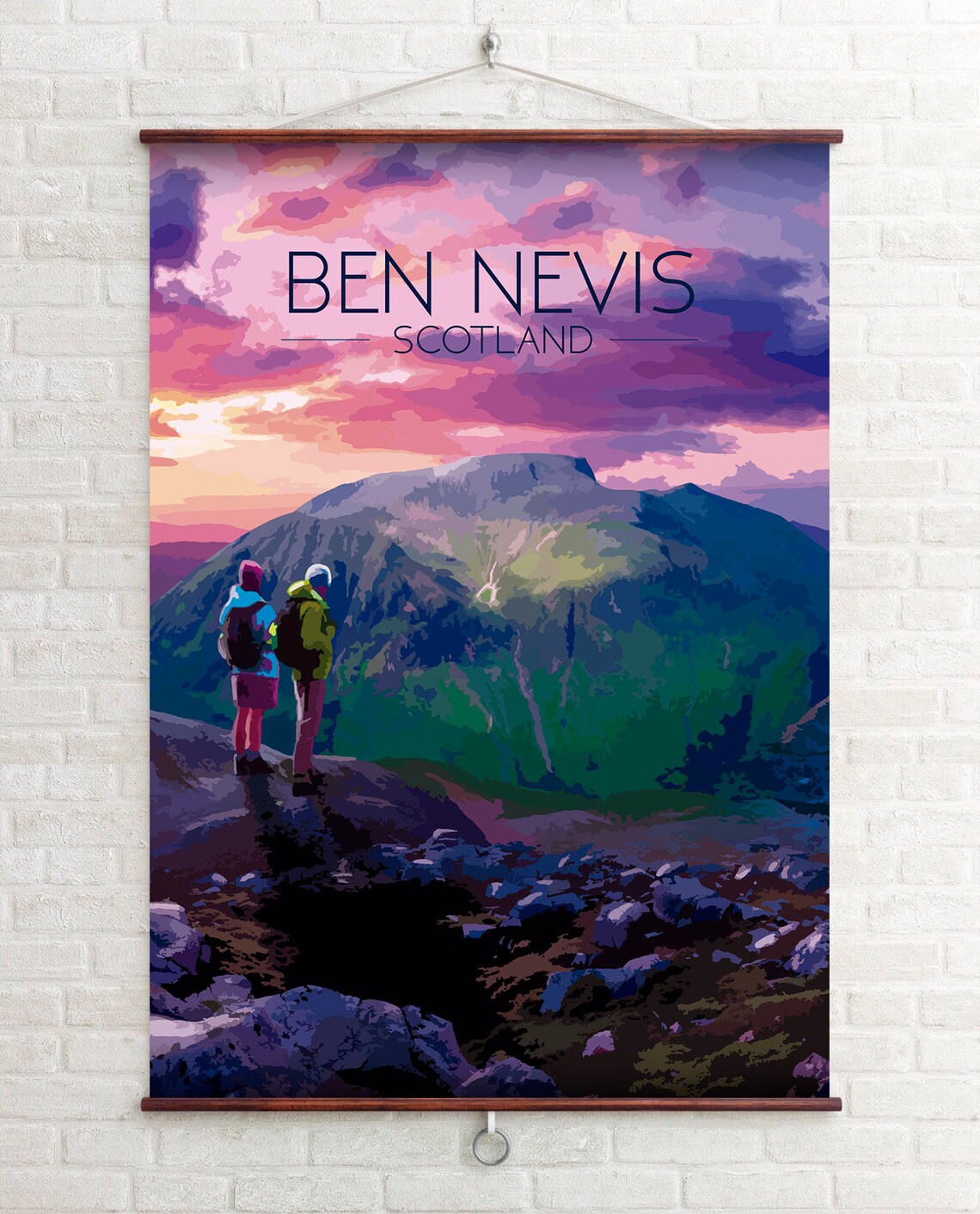 Ben Nevis Poster Print, Scotland Mountain Landscape - Image 4