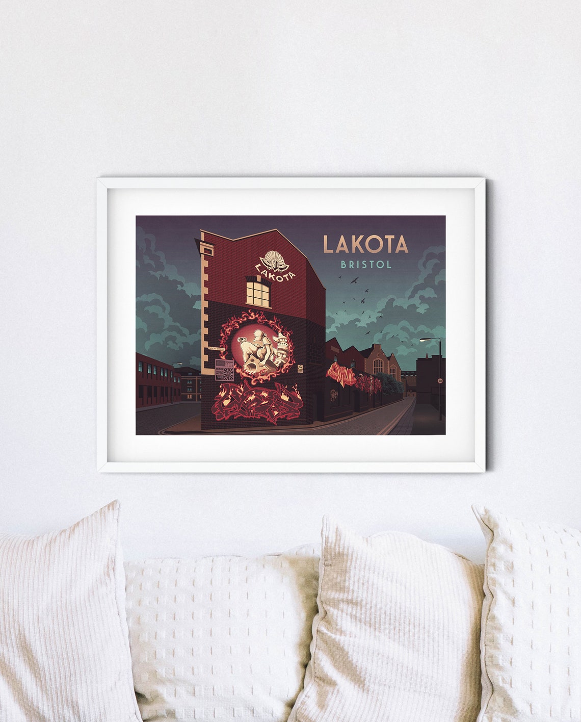 Lakota Bristol Nightclub Street Art Mural Architecture Poster - Image 3