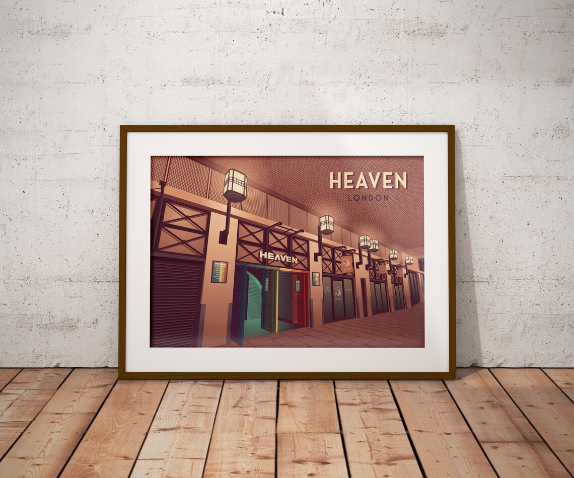 Heaven Nightclub London Charing Cross Travel Poster - Image 4