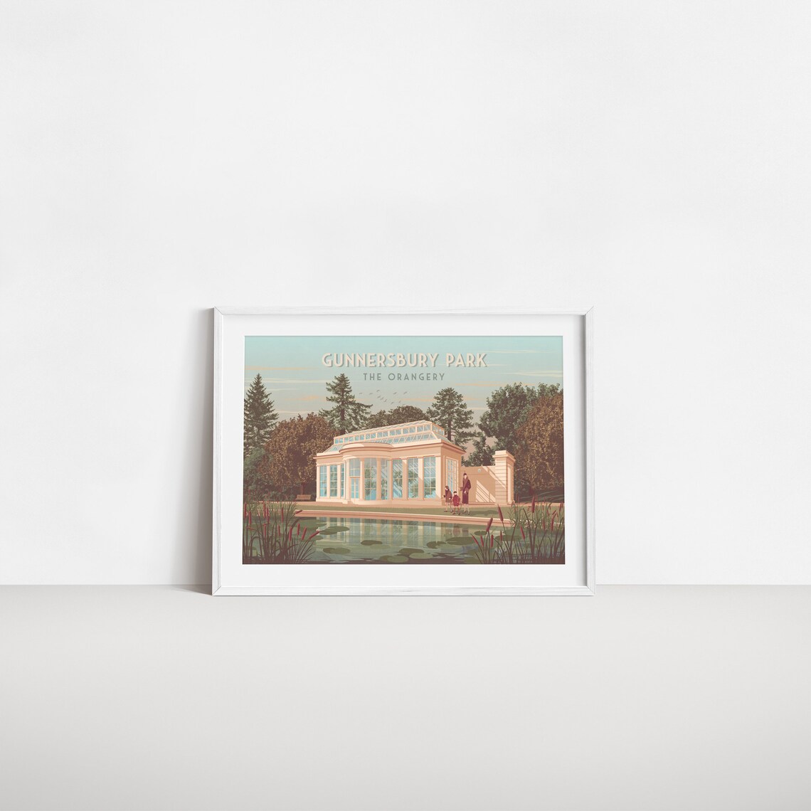Gunnersbury Park Museum Orangery, West London Travel Poster - Image 4
