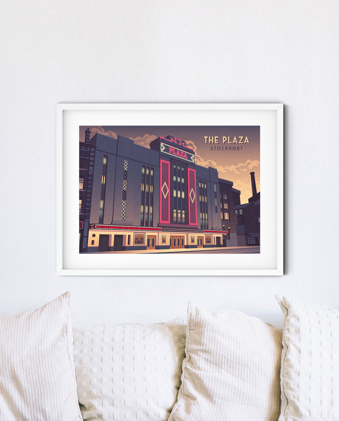 Stockport Plaza Poster, Art Deco Theatre Architecture - Image 4
