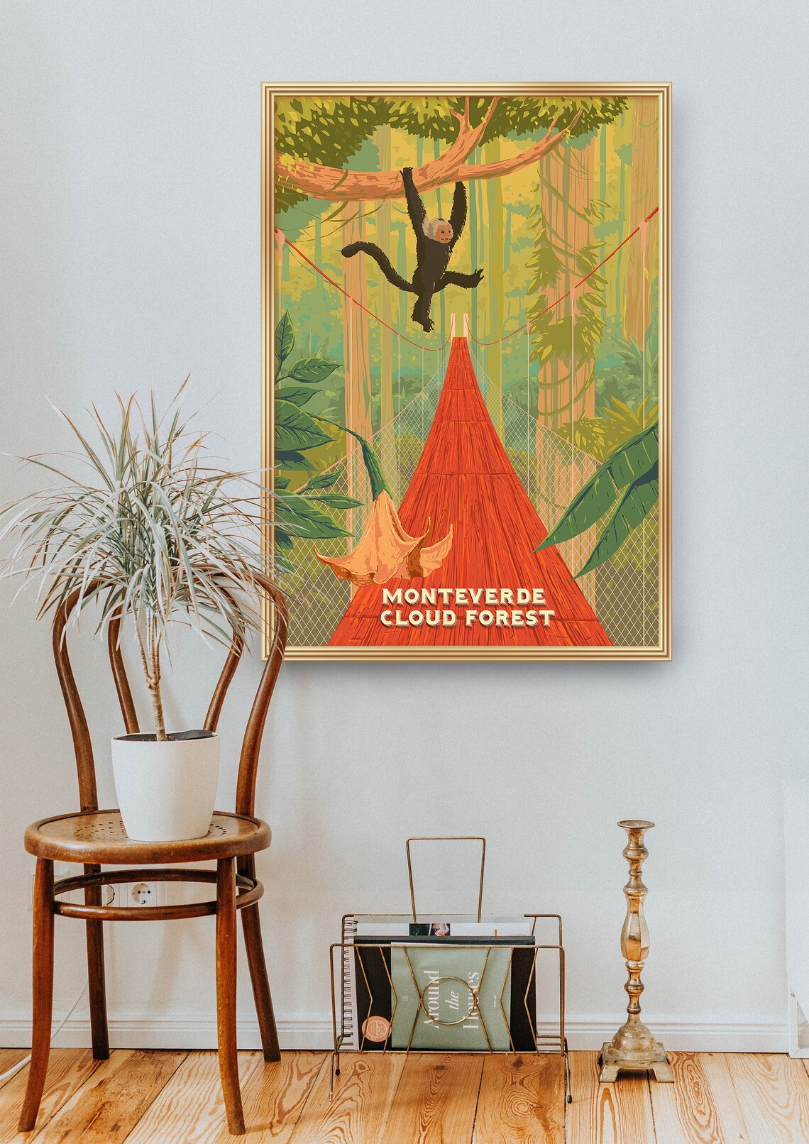 Monteverde Cloud Forest Costa Rica Travel Poster - Image 2