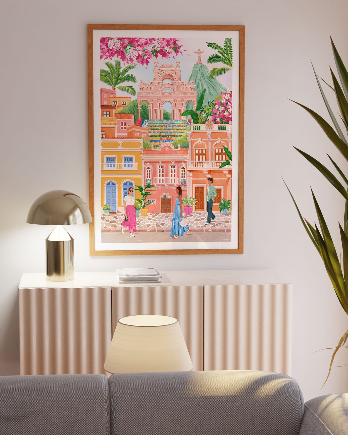 Rio De Janeiro Brazil Travel Poster, Maximalist Decor - Image 2