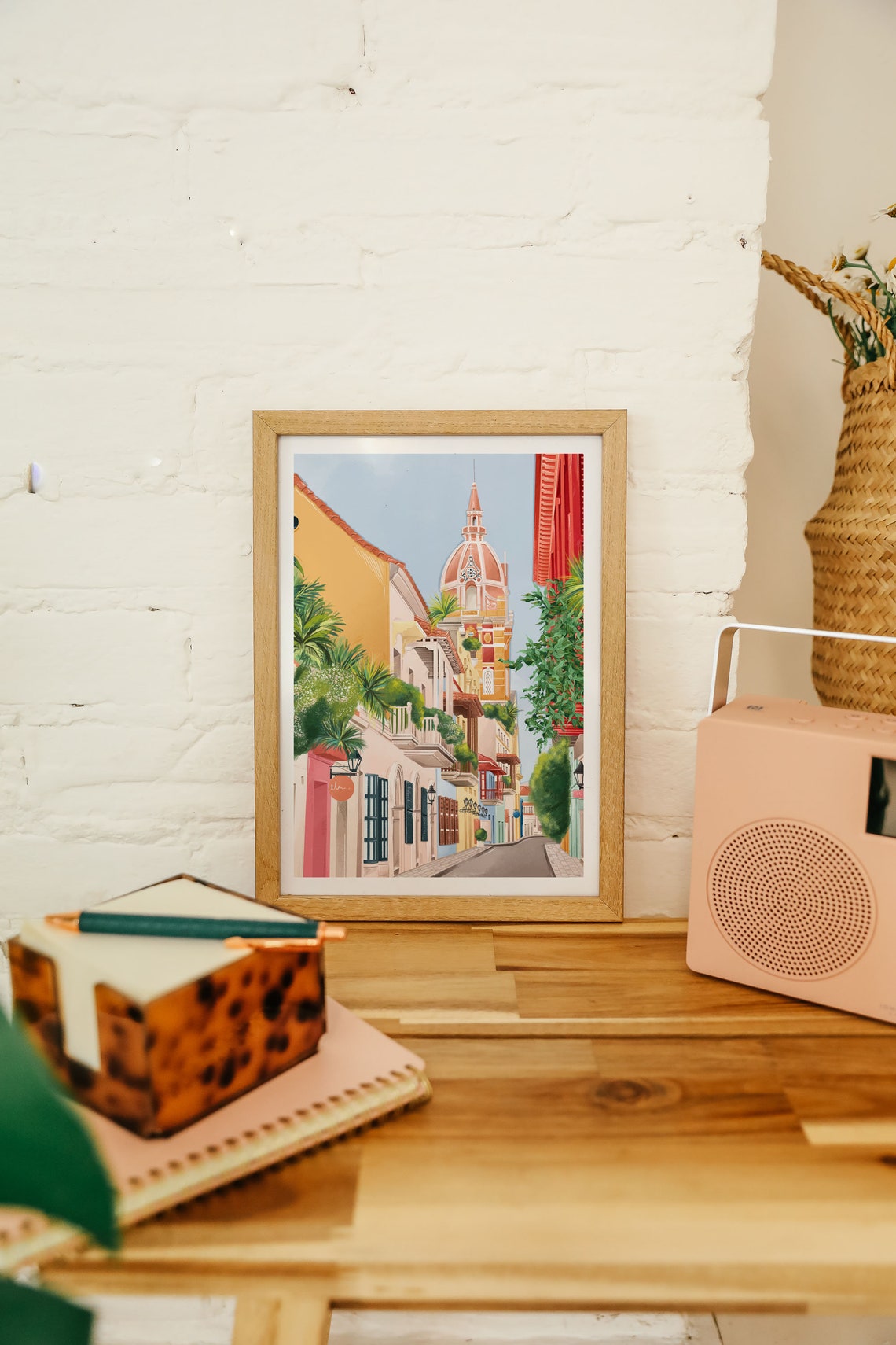 Colombia Art Colombia Art Print Colombia Travel Poster Colombia Poster Colombia Print Cartagena Art Print Cartagena Print Cartagena - Image 2