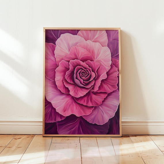 Georgia Okeeffe Pink Rose Art Print